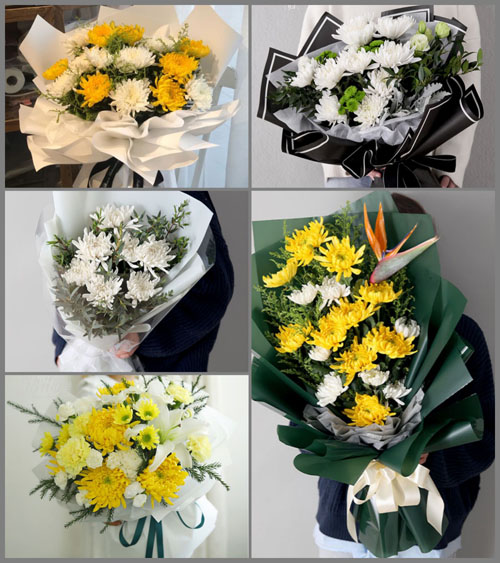河北唐山市迁安市白事花束代送